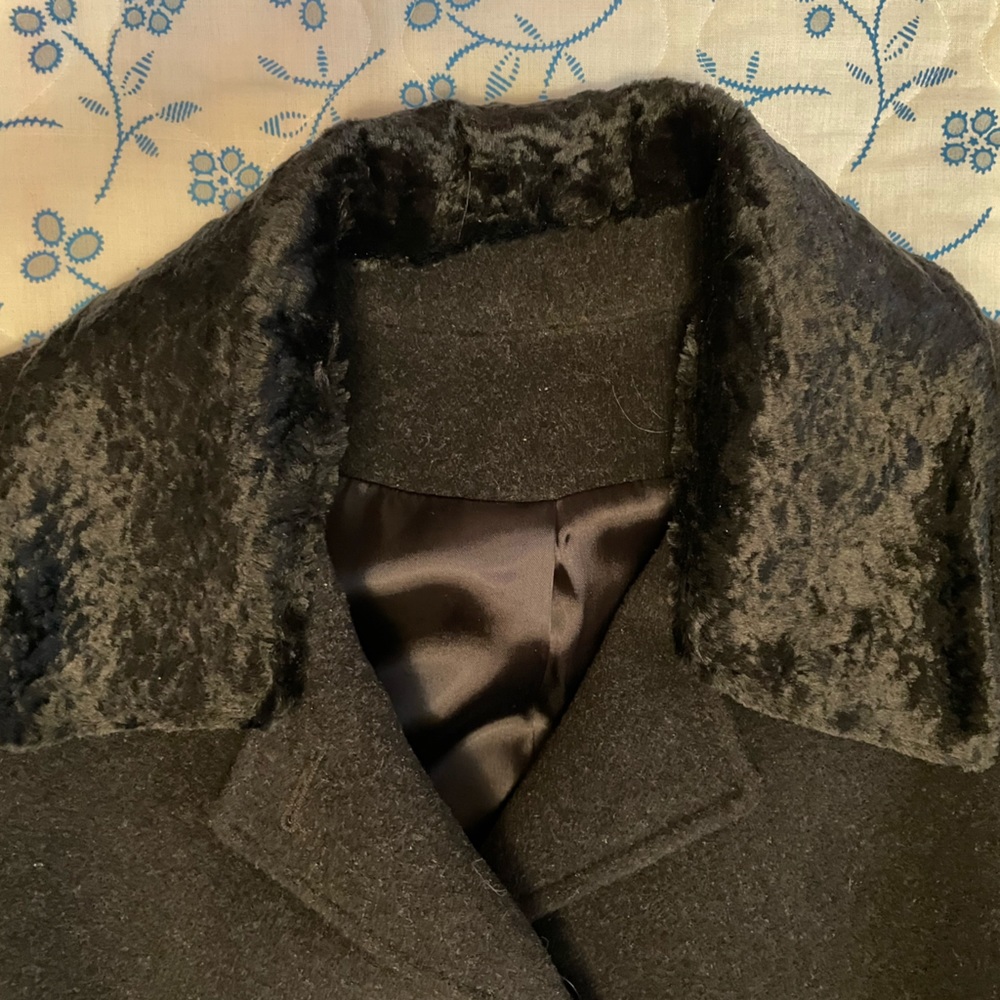 Cashmere & wool women’s pea coat - Picture 4 of 5